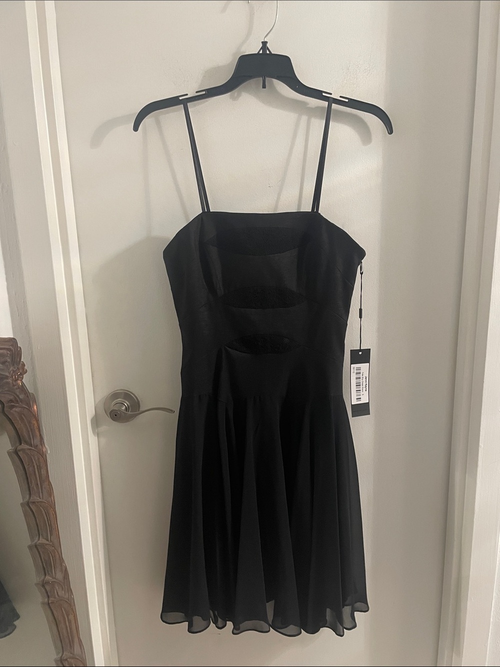 NWT Jenni Kayne Small Black Fete Slip mini Dress